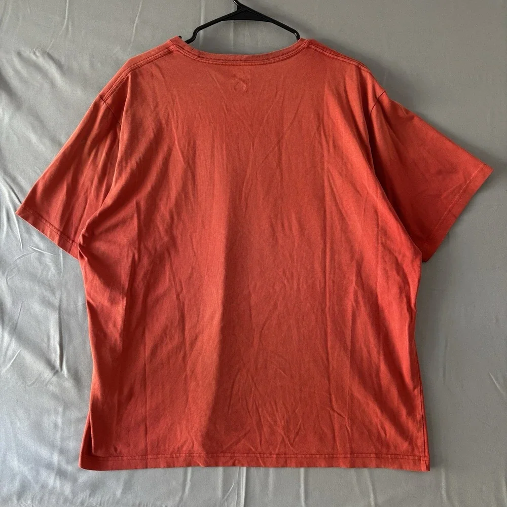 Vintage NIKE ACG Outdoor Hiking Trail Y2K T Shirt Orange Men's XL